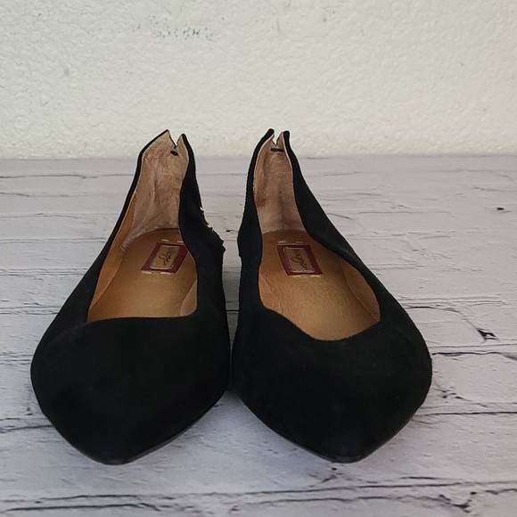 Halogen suede flats with heel studs, 8 - Picture 4 of 14